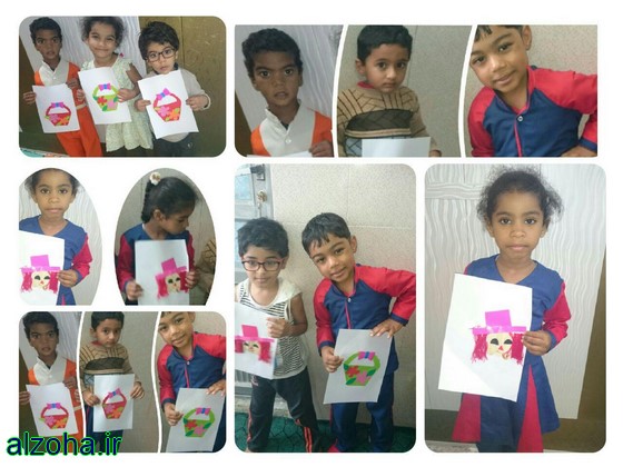 تصاویر جمعی از قرآن آموزان مهد مبین قشم