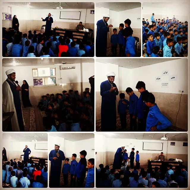 برگزاری جشن هفته وحدت در قالب طرح محبت در مدرسه شجره طیبه قشم